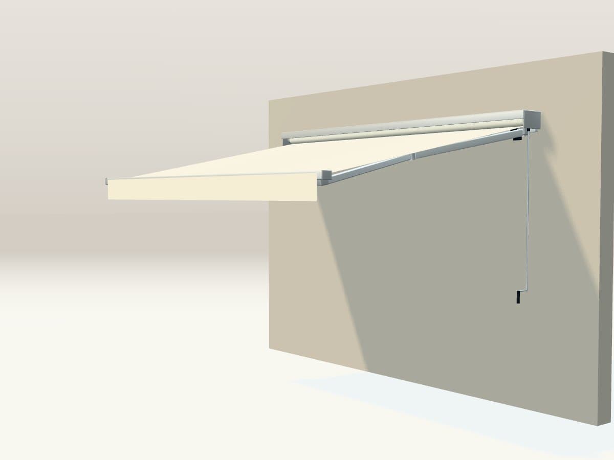 Rendu 3D indicatif : store banne semi-coffre.
